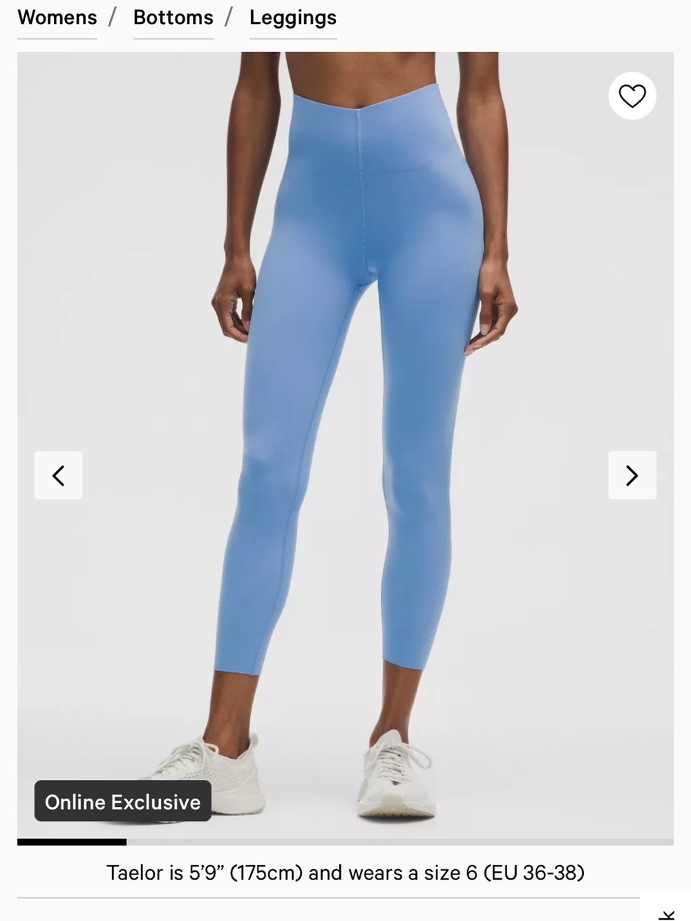 Lululemon Glow up SuperHigh Rise 28” Blue Leggings